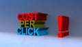 Cost per click on blue