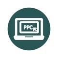 Cost per click Isolated Vector icon which can easily modify or edit Royalty Free Stock Photo