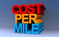 cost per mile on blue