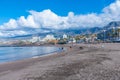 Costa Adeje, Spain, January 13, 2021: Playa de Troya at Tenerife