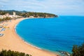 Costa Brava beach Lloret de Mar Catalonia Spain Royalty Free Stock Photo