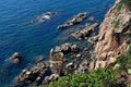 Costa Brava - mediterranien coastline in Spain Royalty Free Stock Photo