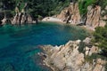 Costa Brava - mediterranien coastline in Spain Royalty Free Stock Photo