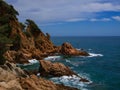 Rocky coast in Costa bravo,Spain