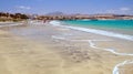 The beach in Costa Calma resort, Fuerteventura, Canary Islands, Spain Royalty Free Stock Photo