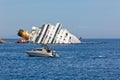 Costa Concordia Cruise Ship Shipwreck Royalty Free Stock Photo