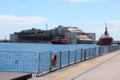 Costa Concordia, sea voyage and arrival at the port of Genoa Voltri