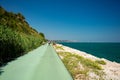 Costa dei Trabocchi cycle route, Italy Royalty Free Stock Photo