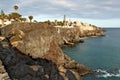 Costa del Silencio - high volcanic coast with rock formation