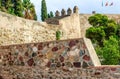 The Gibralfaro fortress of Malaga, Costa del Sol, Andalusia, Spain