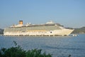 Costa Deliziosa Cruise ship at Amber Cove Royalty Free Stock Photo