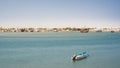 Costa di Sur with moored fishing boats Royalty Free Stock Photo