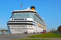 Costa Pacifica cruise ship in the port of Riga, Latvia