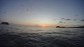 Costa Rica Ocean Birds Sunset Waves