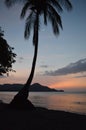 Costa Rica sunset Royalty Free Stock Photo