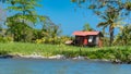 Costa Rica, typical shelter Royalty Free Stock Photo