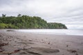 Costa Rican south pacific beach Royalty Free Stock Photo