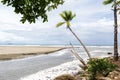 Costa Rican south pacific beach Royalty Free Stock Photo