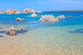 Costa Smeralda Coast, Porto Cervo, Sardinia Island, Italy Royalty Free Stock Photo