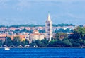 Costal Croatia scenic view during summer day