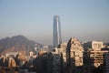 The Costanera Tower in Chile Royalty Free Stock Photo