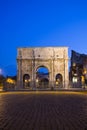 Costantine arch near the Colosseum, Rome, Italy Royalty Free Stock Photo