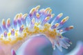 Costasiella Kuroshimae, Sea Sheep Macro Photo, Color Sea Slugs Closeup, Sheep Nudibranch