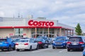 COSTCO Wholesale store front. American chain of retail membership-only big-box store. HALIFAX, NOVA SCOTIA, CANADA