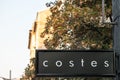 Costes logo on their concept store Belgrade. Hotel Costes is a major Paris hotel in France