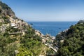 Costiera Amalfitana, Italy, the coast at summer: Positano Royalty Free Stock Photo