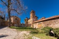 view of the Reynaudi or Crotti Castle in Costigliole Saluzzo, Cuneo