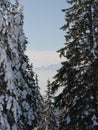 Costila mountain covered with snow Royalty Free Stock Photo