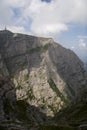 Costila mountain and the communication station Royalty Free Stock Photo