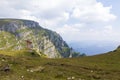 Bucegi plateau and Costila peak Royalty Free Stock Photo