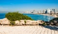 Tel-Aviv coastline view Royalty Free Stock Photo