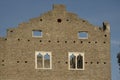 Costructive dectail of ancient ruins of tomb of Caecilia Metella