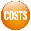 costs button Royalty Free Stock Photo