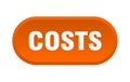 costs button Royalty Free Stock Photo