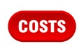 costs button Royalty Free Stock Photo