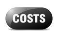 costs button. costs sign. key. push button. Royalty Free Stock Photo
