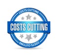 costs cutting seal illustration design