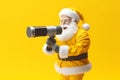 christmas man santa fun holiday party claus happy funny costume merry. Generative AI. Royalty Free Stock Photo