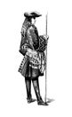 Costume - officier dinfanterie - 1703