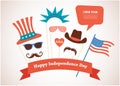 Costume props for independence day of America