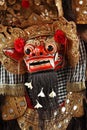 Costume of Barong for a traditional Balinese dance