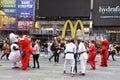 Costumed characters at Times Square, in Manhattan, New York City Royalty Free Stock Photo