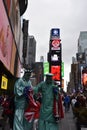 Costumed characters at Times Square, in Manhattan, New York City Royalty Free Stock Photo