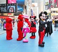 Costumed Characters in Times Square Royalty Free Stock Photo