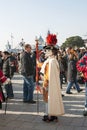 Carnival of Venice, the peculiar festival word-famous for its elaborate costumes and masks.