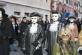 Carnival of Venice, the peculiar festival word-famous for its elaborate costumes and masks.